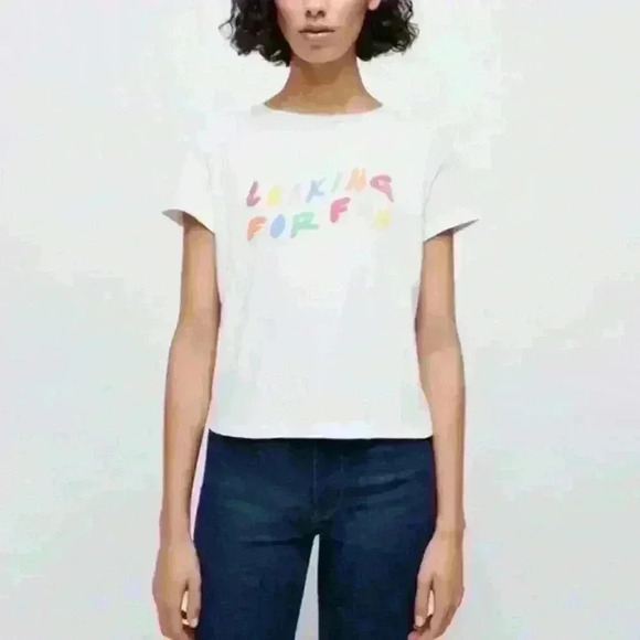 RE/DONE Looking for Fun Print Baby Tee - Picture 13 of 16